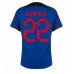 Cheap Netherlands Denzel Dumfries #22 Away Football Shirt World Cup 2022 Short Sleeve